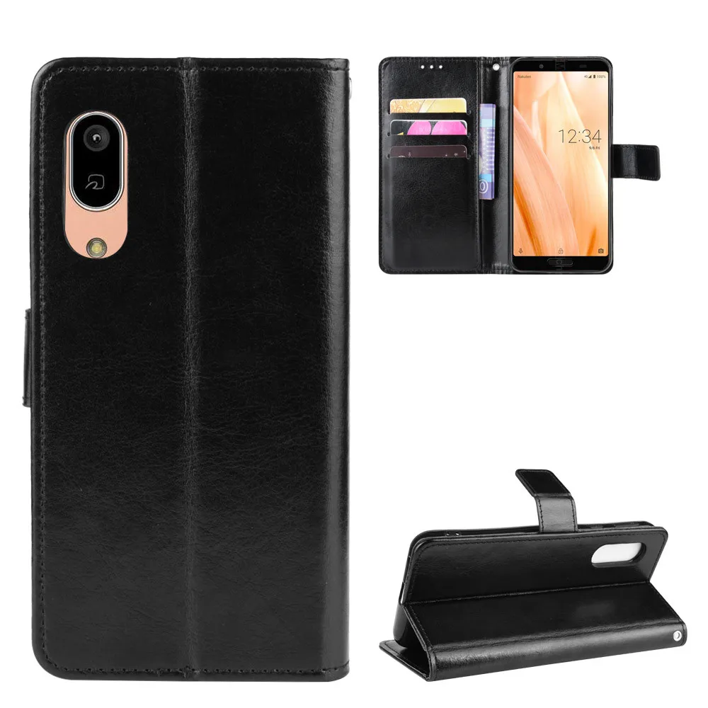 For Sharp Aquos Sense 3 Case Luxury Flip PU Leather Wallet Lanyard Stand Case For Sharp Aquos Sense3 Plus Lite Sense3 Phone Bags