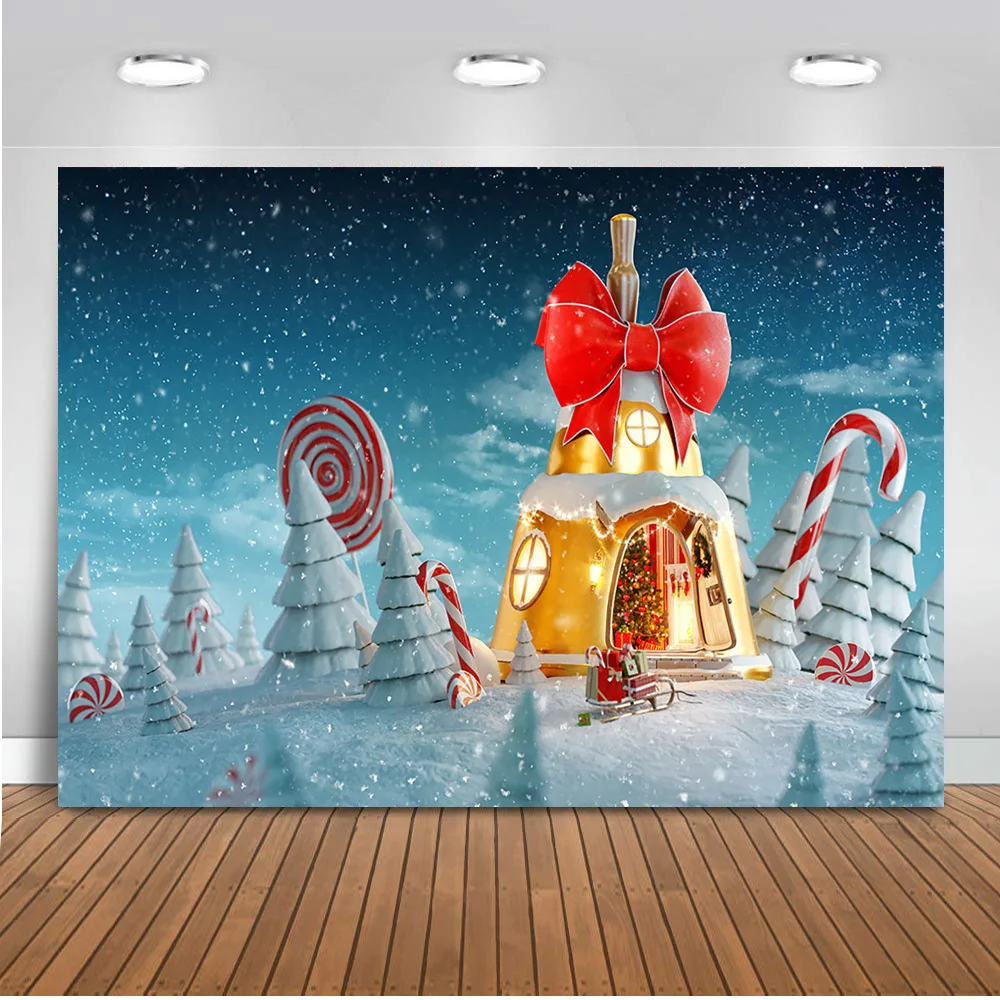 عيد الميلاد الخلفيات فوتوكول خرافة الشتاء الثلوج الوليد الطفل صورة خلفية الحلوى السماء المرصعة بالنجوم الشتاء الثلوج المناظر الطبيعية ديكور