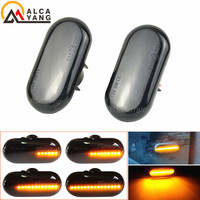 For Renault Clio 1 2 KANGOO MEGANE ESPACE TWINGO MASTER Led Dynamic Side Marker Turn Signal Light for Nissan Opel Smart FORTWO