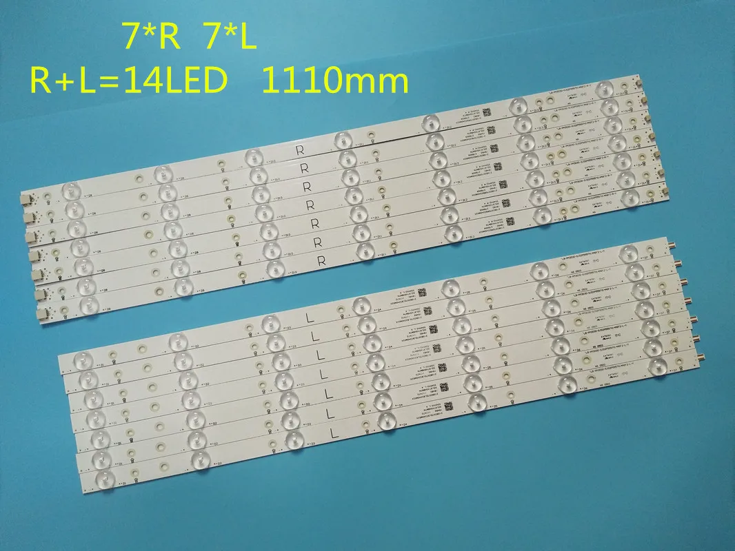 New3 set= 42  PCS takes LED retrolighting to 55PFF5701 5PUS6501 LB55072 TPT550U2 EQLSHA. G GJ-2K16-550-D714-V4-R L 01N31 01N32