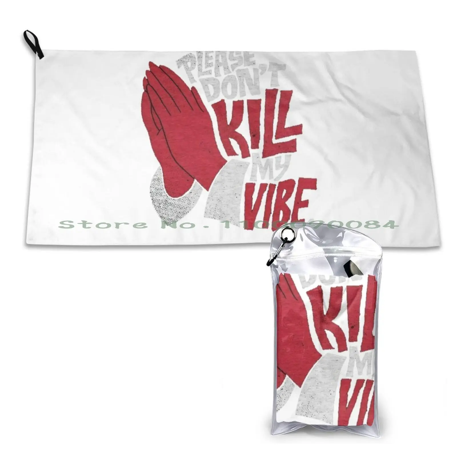 Please Dont Kill My Vibe Graphic Quick Dry Towel Gym Sports Bath Portable France 1998 France 98 Football Coupe Du Monde Futbol