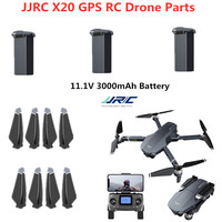 JJRC X20 Drone battery 11.1V 3000MAH Battery Propeller For JJRC X20 6K GPS RC Drone Blades X20 RC Drone Accessories