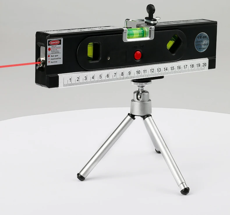 

Laser level, spirit level, tape measure, multi-function cross line, mini infrared wire bonding tool