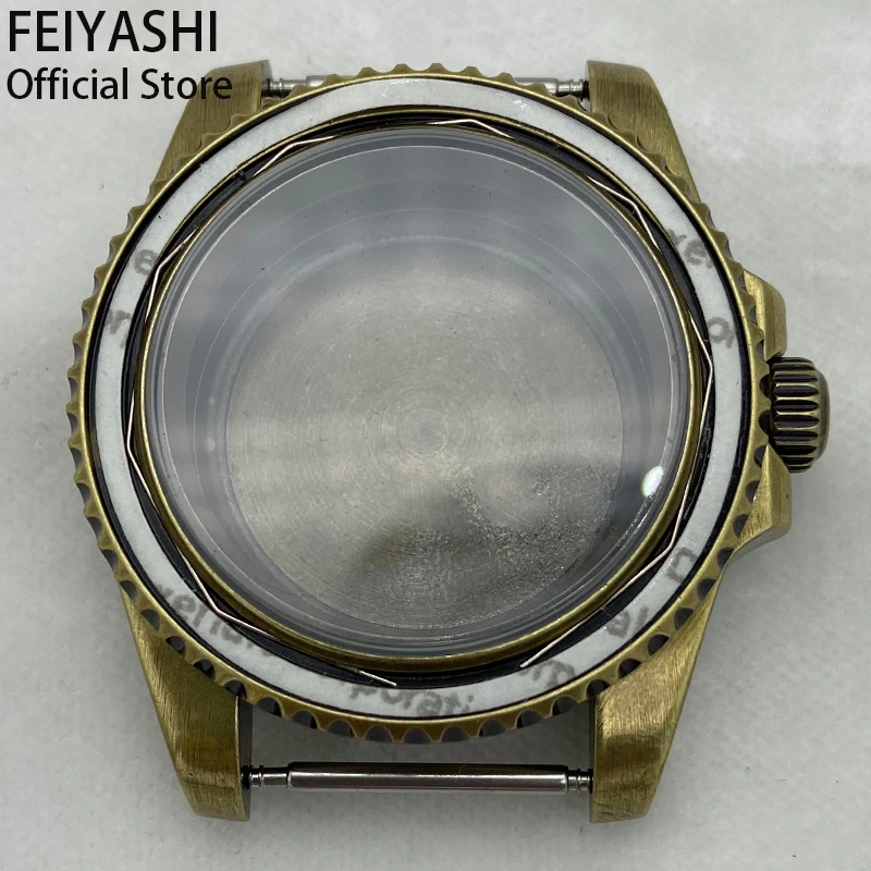 

Bronze 40mm 10ATM Diving Watch Case Sapphire Crystal Glass For Seiko NH34 NH35 NH36 NH38 Automatic Movement 28.5mm Dial Hot Sale