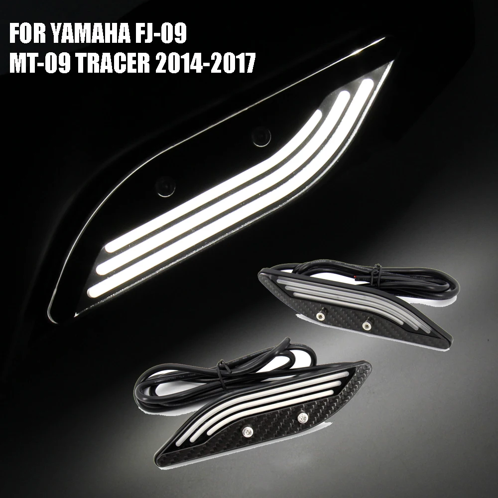 

Motorcycle hand guard turn signal light Knuckle Guard LED Kit For YAMAHA FJ-09 MT-09 TRACER 2014-2017 2015 2016