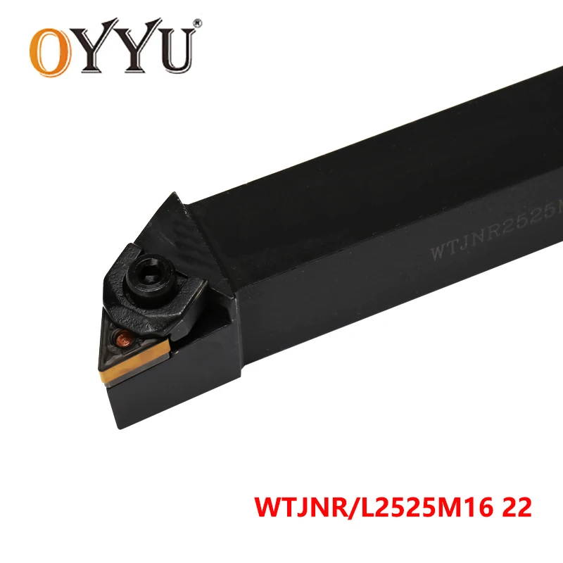 OYYU WTJNR WTJNR2525M16 WTJNR2525M22 Carbide Inserts Shank use TNMG16/22 WTJNL2525M22 WTJNL2525M16 Truning Lathe Tool Holder