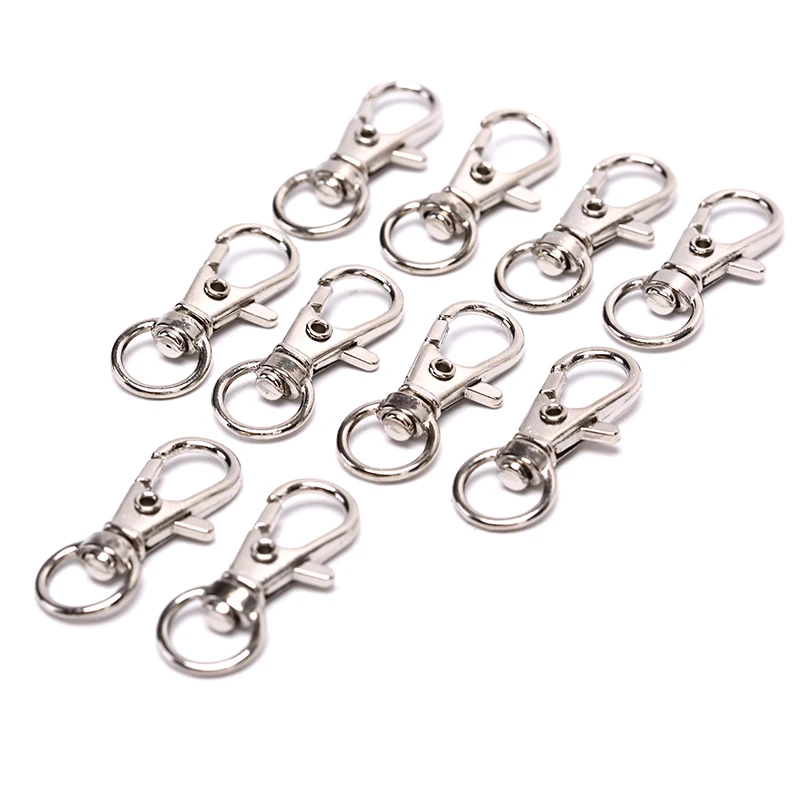 10pc Swivel Leder Tasche Handtasche Geldbörse Schulter Gurt Gürtel Verschluss Clip Schnalle Keychain Schlüssel Ring Hund Kette Kragen snap