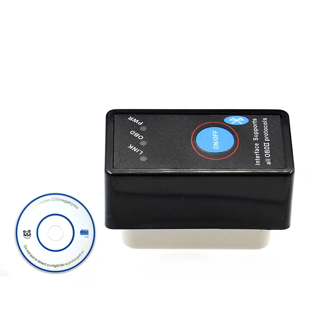 Mini ELM327 V1.5 with Switch button Support Full Protocol Mini ELM 327 Bluetooth ELM327 V 1.5 OBD-II OBD2 Bluetooth Adapter