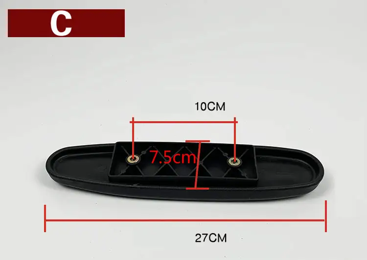 Office Chair Armrest Pad Elbow Chair Armrest Parts Pad Armrest Replacement Computer Office Chair Handle Pad Plastic Furniture - Image 11