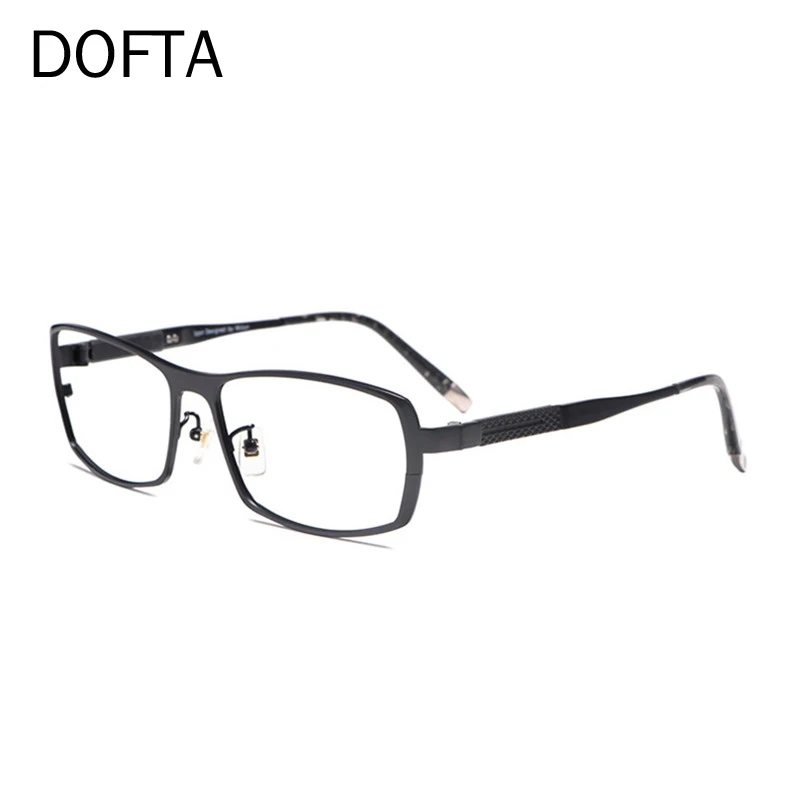 DOFTA  Titanium Glasses Frame Men Ultralight Square Optical Eyewear Male Classic Full  Prescription Eyeglasses Frames 5285