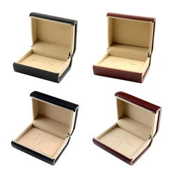 Stylish Book Design Cufflinks Pair Necktie Clamp Jewelry Storage Travel Box