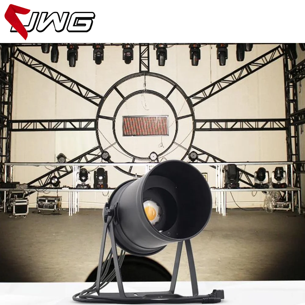

200W COB Zoom Warm White Led Par Can DJ Stage Light Theater Party Disco Wash Spotlight For Performance Lighting