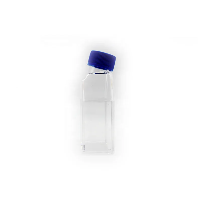 Sterile Cell Culture Flasks 25cm 75cm 175cm2  Plastic Laboratory Bottle  With Filter Cap