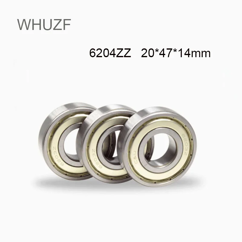 

WHUZF 6204ZZ Bearing 20*47*14mm ( 2/4PCS ) ABEC-1 6204 Z ZZ 6204 440C Deep Groove Ball Bearing 6204Z Ball Bearings 2021 Hot Sale