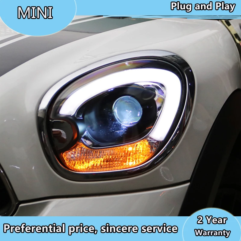 

Car Styling Head Lamp for Mini Cooper Countryman Headlight 2007-2016 For Mini R60 LED Headlight Xenon Beam