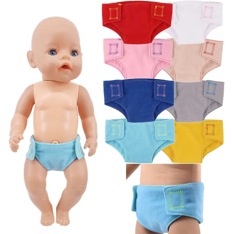 Plush Suede Underwear Panties Doll Clothes Fit 18 Inch American&43 CM Born Baby Doll,Girl's Toys,Our Generation,Gift