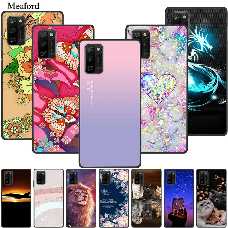Dla Blackview A100 przypadku luksusowe silikonowe TPU miękkie etui etui na telefony dla Blackview A100 A 100 Funda odporny na wstrząsy zderzak Cartoon Coque
