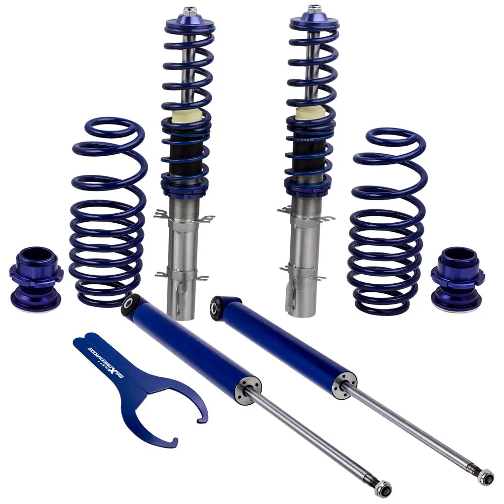 maxpeedingrods Coilover Suspension for Volkswagen Jetta 4th Gen A4 Typ 1J 1999–2005 For SEAT León Mk1 Toledo Mk2 (1M) 1998-2004