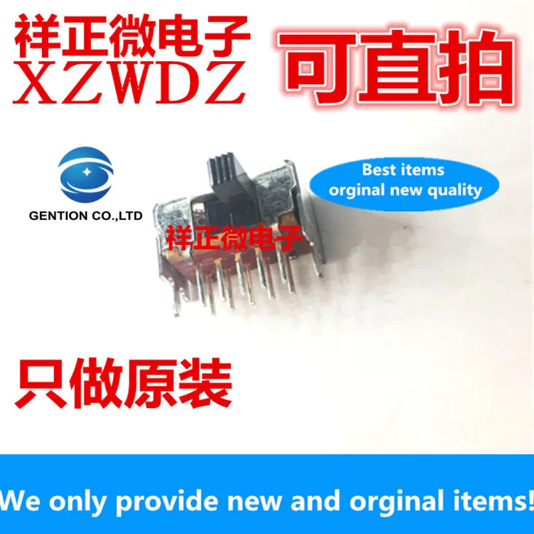 1pcs 100% orginal new real stock SSSF123800 sliding toggle switch double row 10 feet 3 gear side foot with bracket handle length