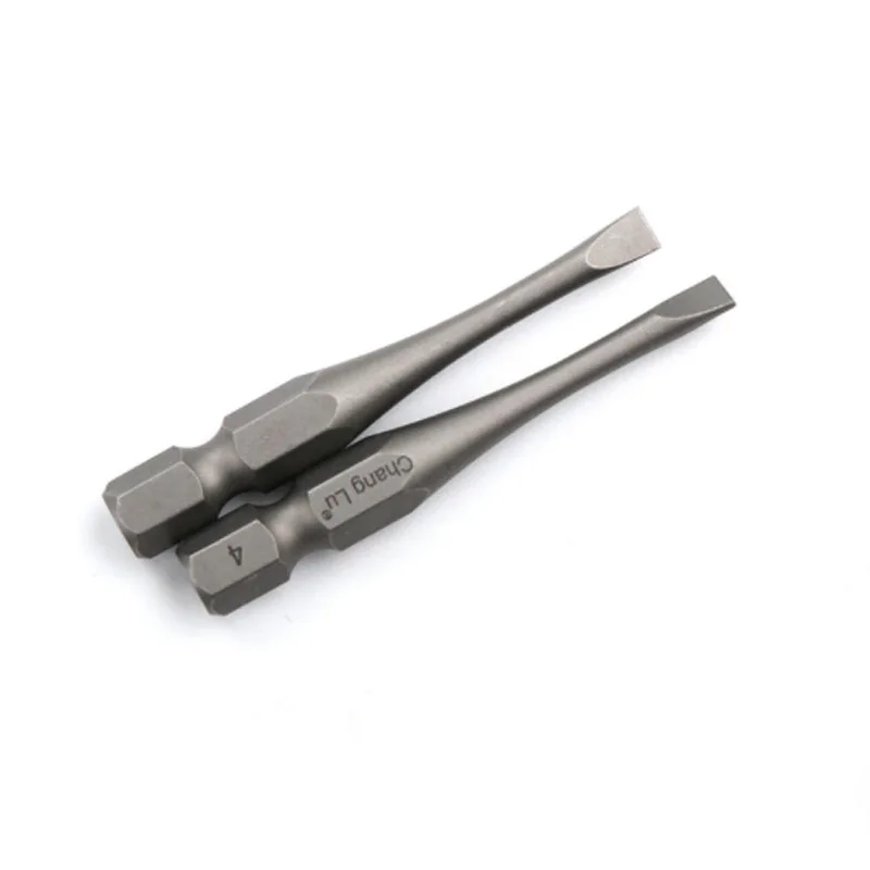 50mm Slotted SL2-SL6 Screwdriver Bit Set 1/4\