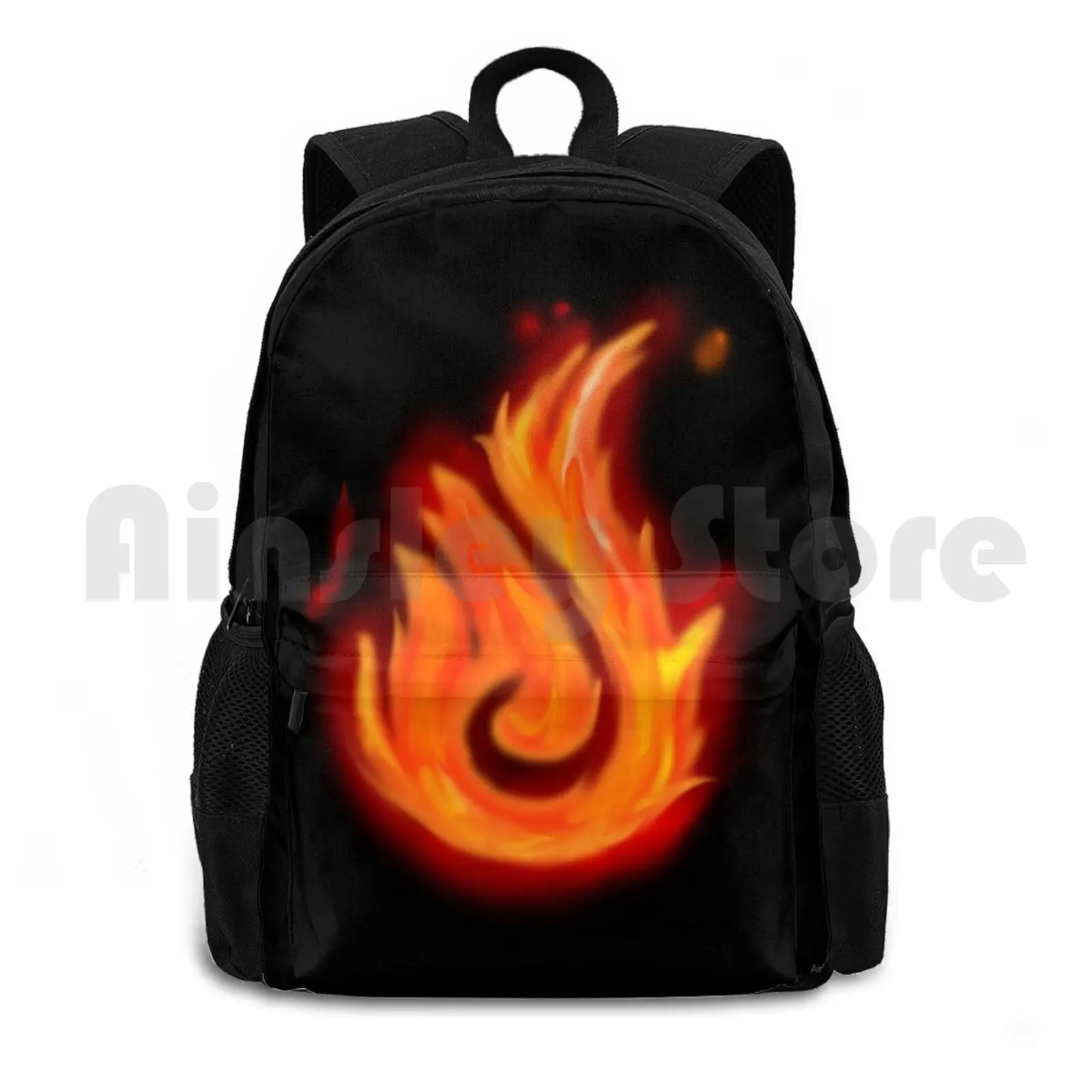 Outdoor Hiking Backpack Riding Climbing Sports Bag Gw Gw2 Attunement Fire Guildwars Guild Wars Guildwars2 Guild Wars 2 Ele