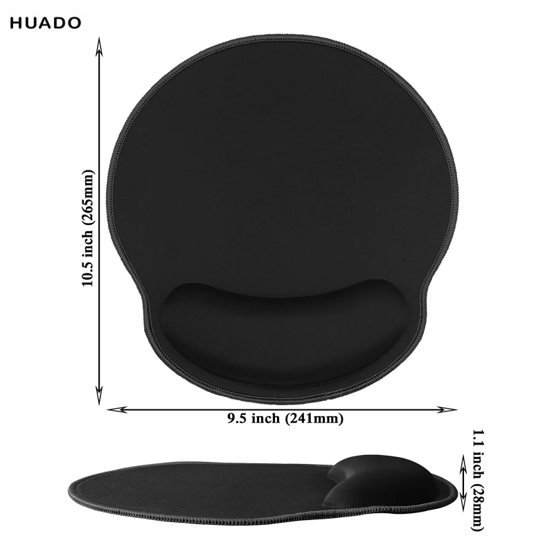 Ergonomic Mouse Pad with Wrist Support Memory Foam Mouse Mat with Wrist Rest Comfortable Computer for Laptop game