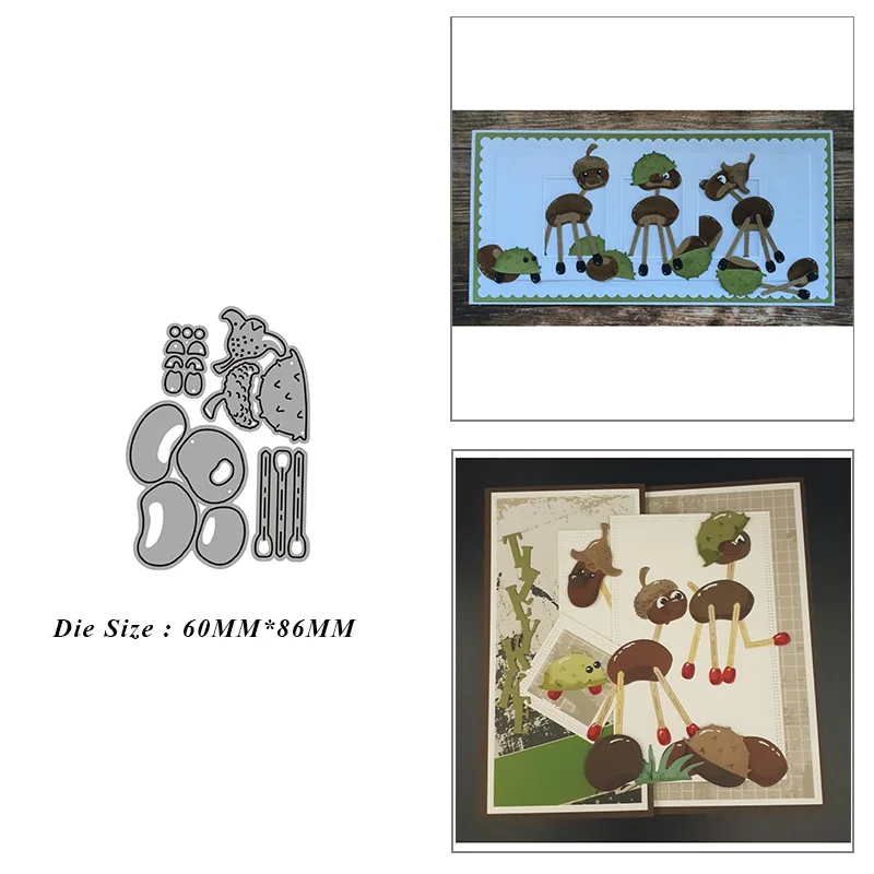 

Металлические Вырубные штампы для спичек каштанового цвета для «сделай сам», альбом для скрапбукинга, бумажные открытки, украшения, ремесл...