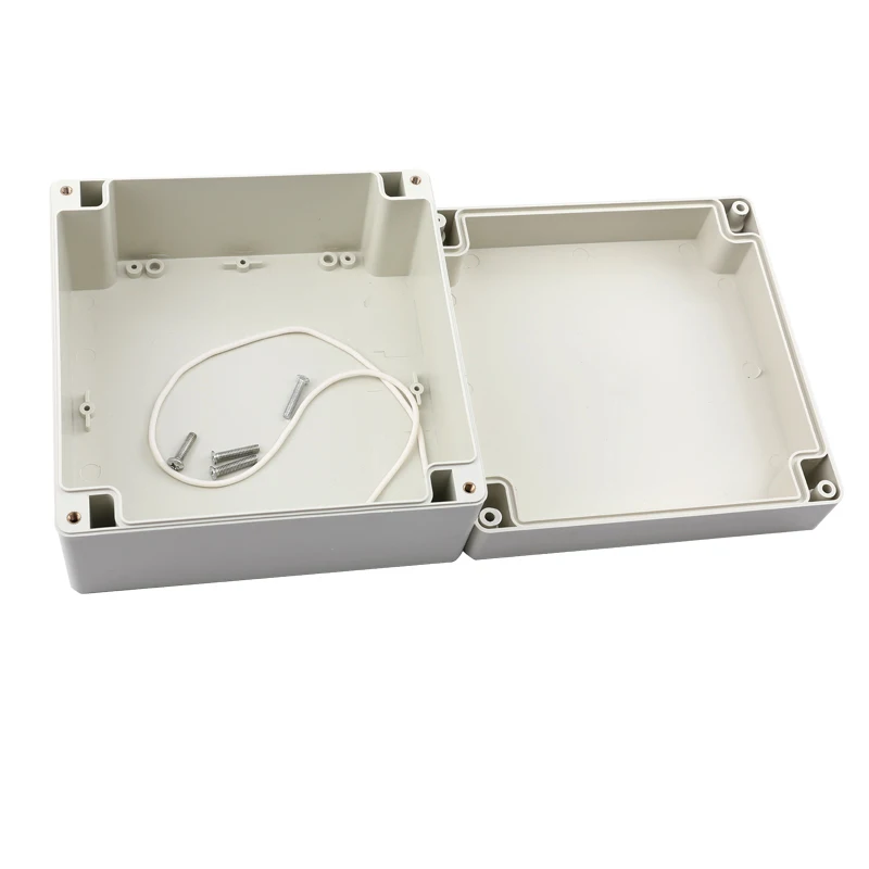 Electrical Junction Box DIY Outdoor Electric Box Project Box ABS Waterproof Plastic Shell Monitoring Power Box Plastic Case image 3