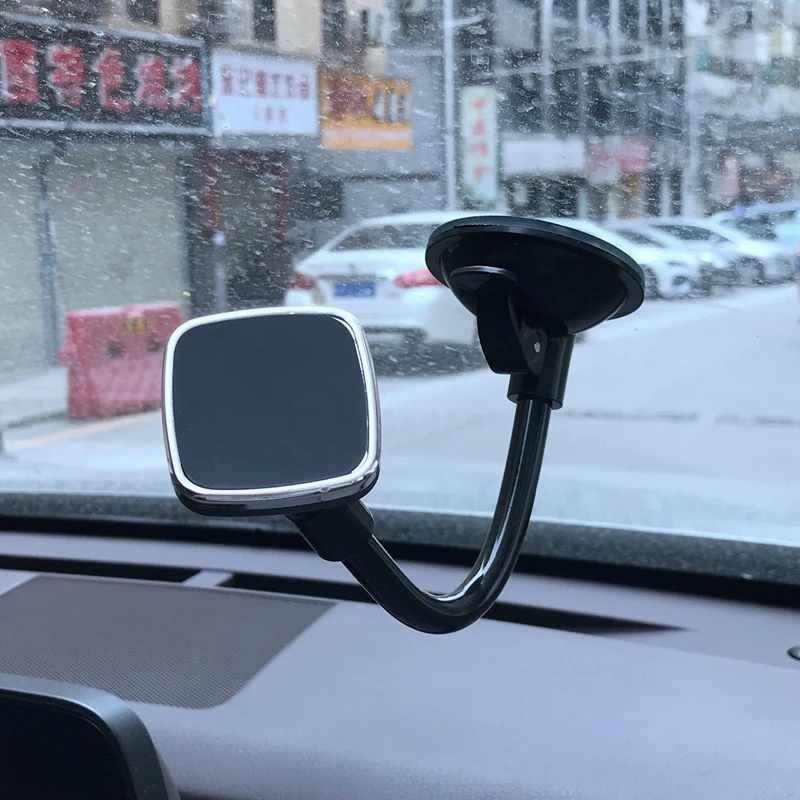 حامل مغناطيسي للهاتف المحمول في سيارة الملاحة لتحديد المواقع قوس دعم مغناطيسي للسيارة حامل هاتف حامل حامل هاتف عالمي