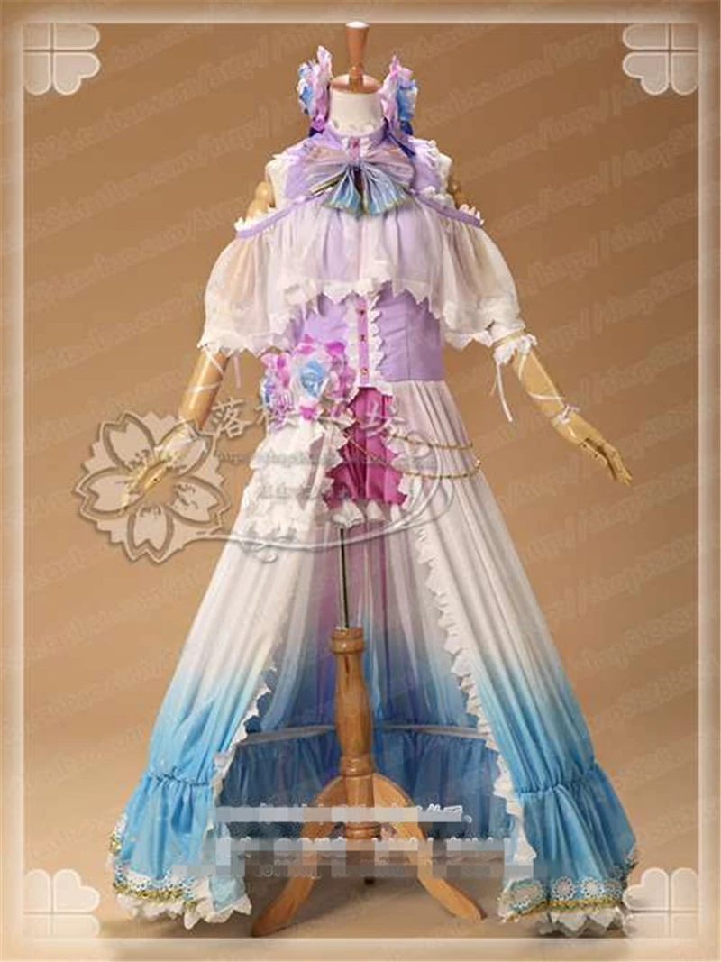 

Аниме Sonoda Umi Косплей Костюм Love Live Мартовский белый Ангел на День святого Валентина Пробуждение Cos роскошное платье H