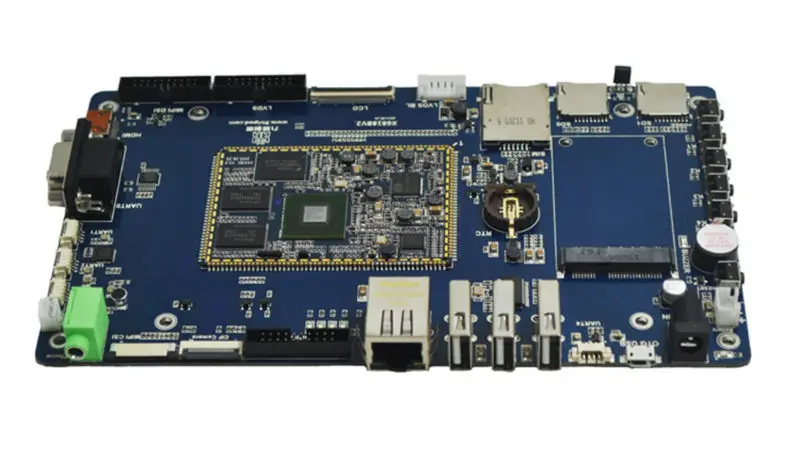 Carte de développement X6818 S5P6818 Cortex-A53 Octa Core 1G DDR3 8G EMMC + écran LCD capacitif 7 pouces android linux qt ubuntu