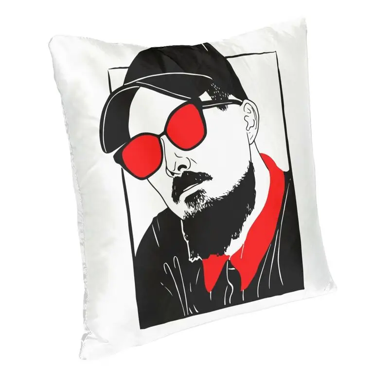 Dellafuente Luxury Throw Pillow Case Home Decor 3D Printing Spanish Rapper Cushion Cover Double-sided For Sofa Chair Pillowcase