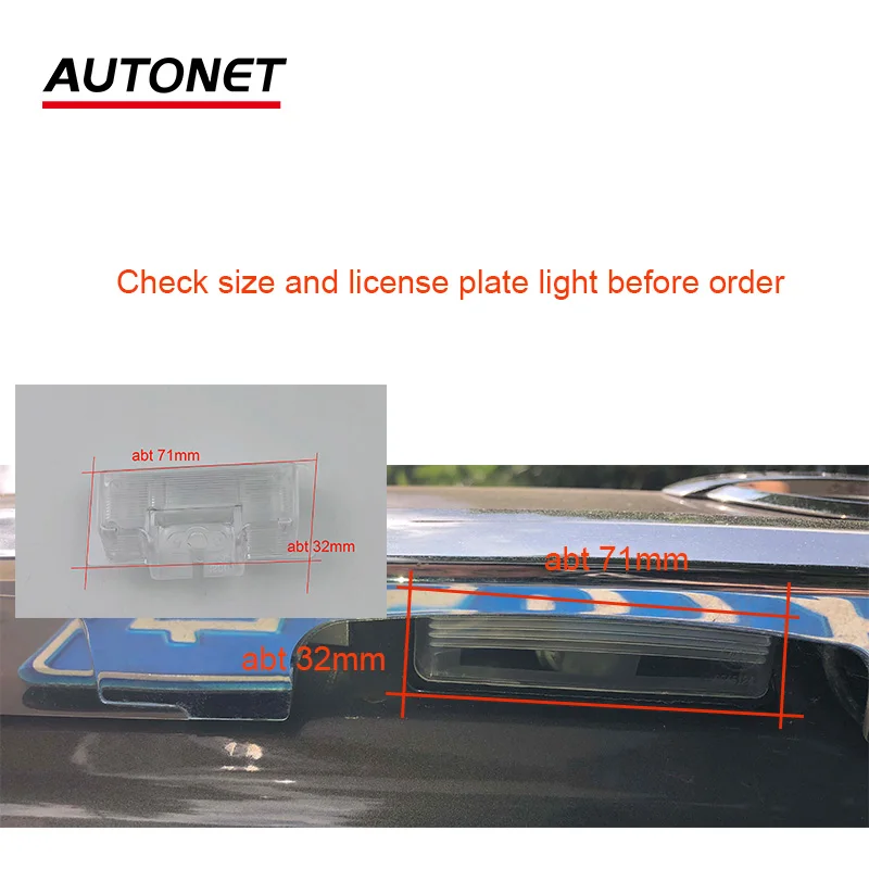 Autonet HD1280*720 Rear View Camera For Nissan Versa Note Note E12 2012 - 2018 CVBS rear camera/ license plate camera