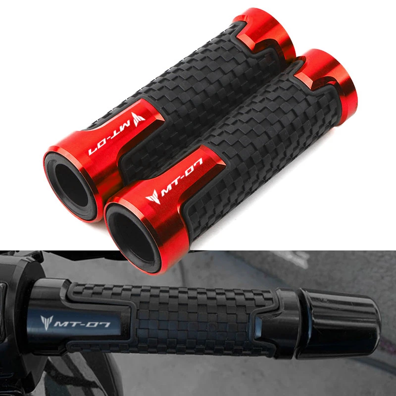

For Yamaha MT07 MT-07 MT 07 FZ07 FZ 07 2014-2024 New Motorbike Handlebar Grips End handle Hand Grip Cover Motorcycle Accessories
