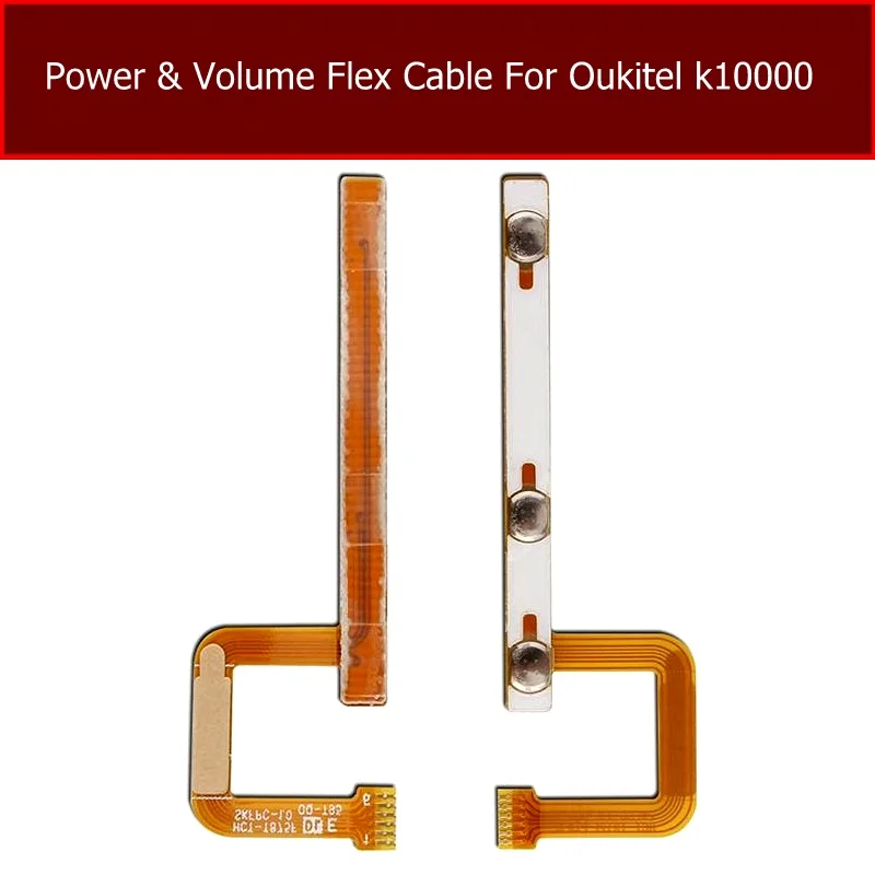 

Volume & Power Flex Cable For OUKITEL K10000 Switch On/off Power Control Flex Cable Audio Down And Up Button Spare Parts