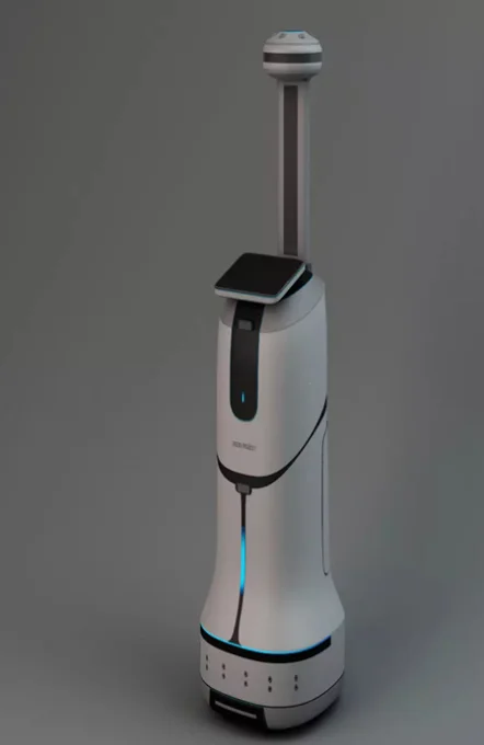 Robot de stérilisation/inspection, croisière, atomisation ultra sèche