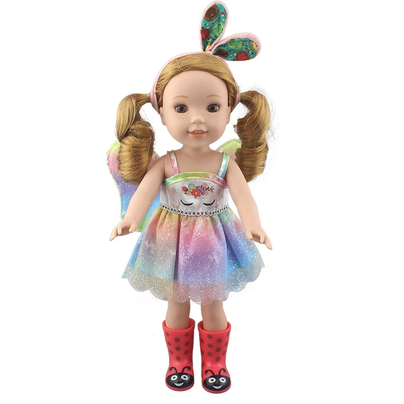 Doll Dress New Fashion dress For 14.5 Inch Wellie Wisher & 32-34 Cm Paola Reina,Doll Clothes Accessories,Girl's Gifts