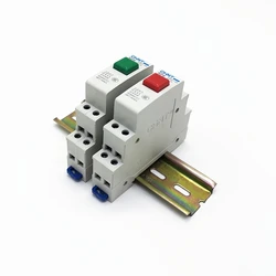 1PCS CHINT Din Rail Mount Pushbutton NP9 series 2NO+2NC Red Green Pushbutton Switch