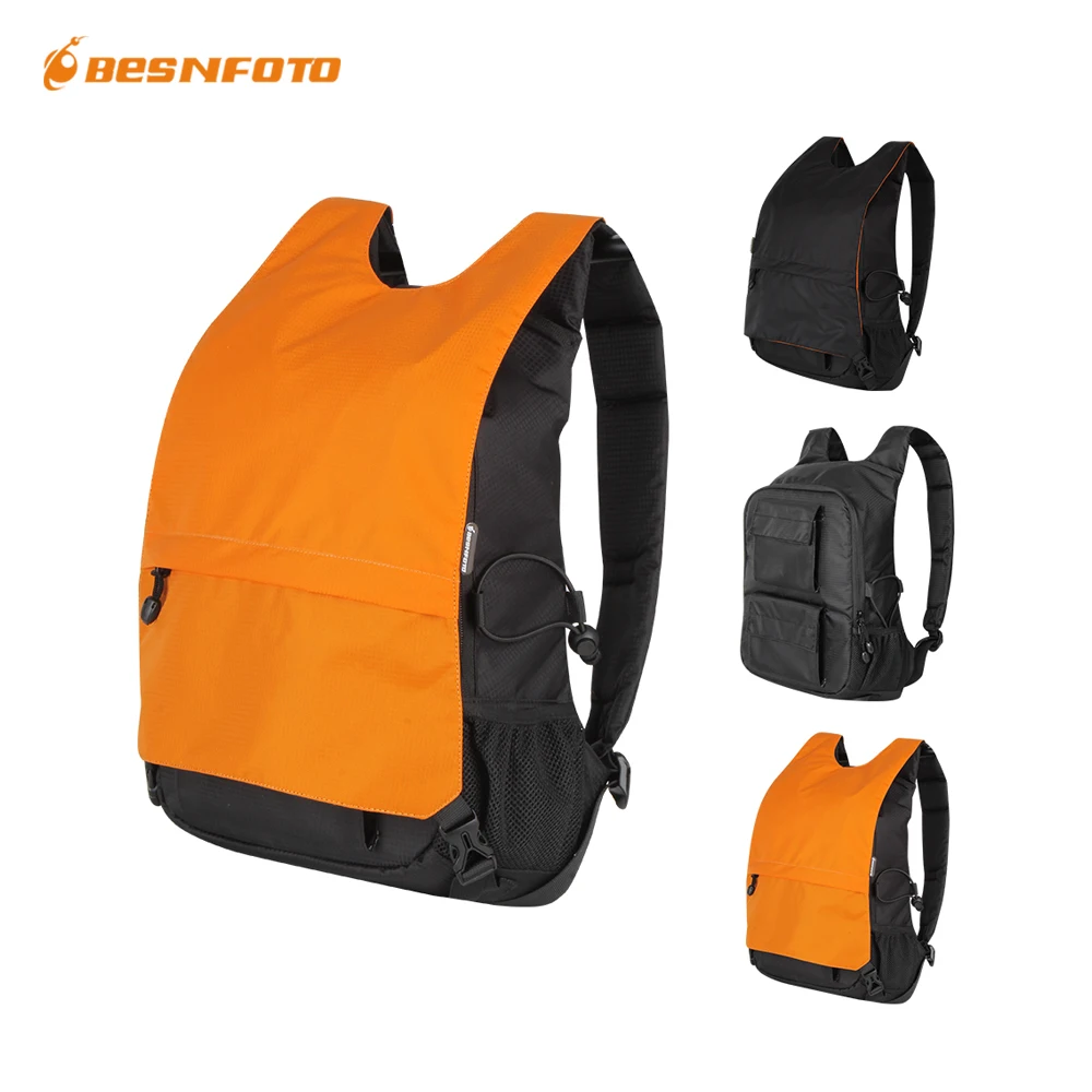 Besnfoto BN-2030 DSLR Backpack Waterproof Multifunctional Lightweight Casual Camera Bag Color Switching Style