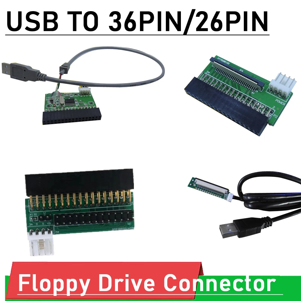 USB TO 34Pin 26pin 1.44MB 3.5