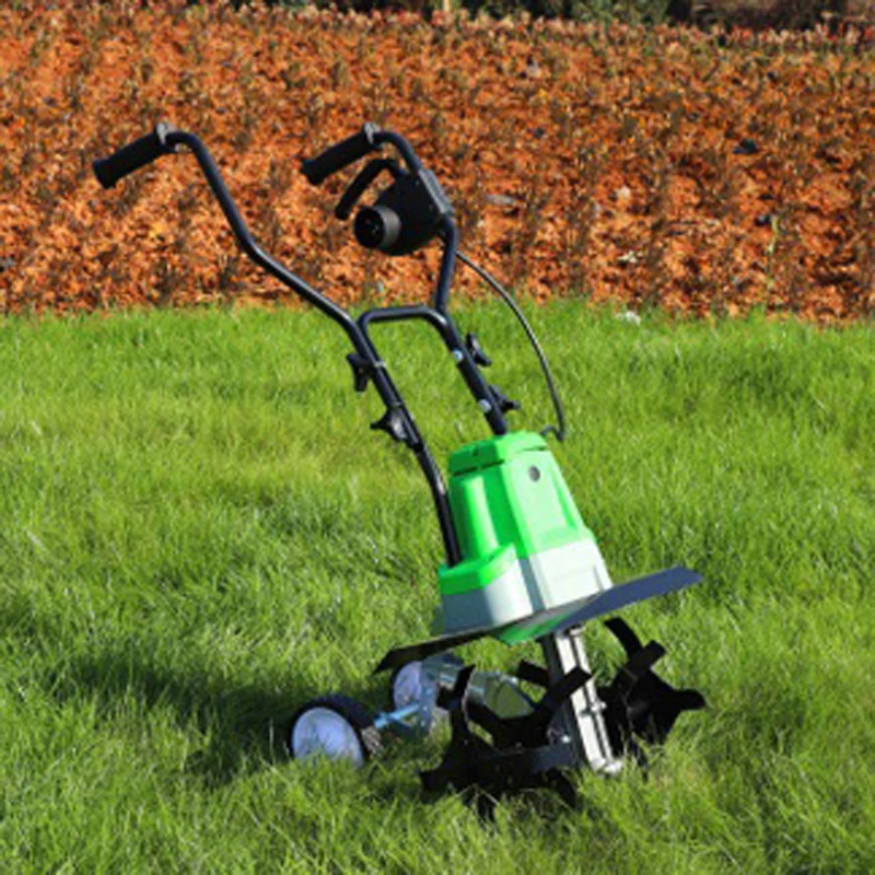 HHET-001 Multi-function Electric Rotary Tiller Ripper Micro Tillage Machine Weeding Loose Soil Machine Cultivated Land Scarifier