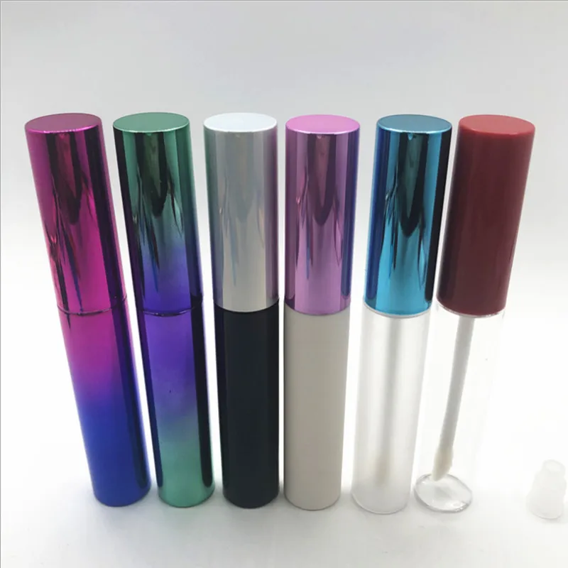 10/30/50/100pcs 10ml Lip Gloss Tubes Round Lip Glaze Bottle DIY Lip Gloss Container Refillable Empty Bottle DIY Make Up Tool