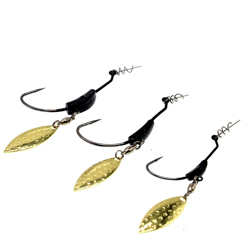 Jig Head Spinner con rodamientos para señuelos de vinilo - imagen 5