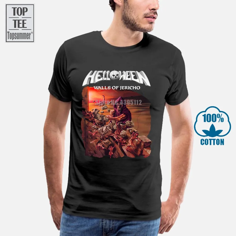 

Helloween Walls Of Jericho футболка S M L Xl 2Xl совершенно новая официальная футболка