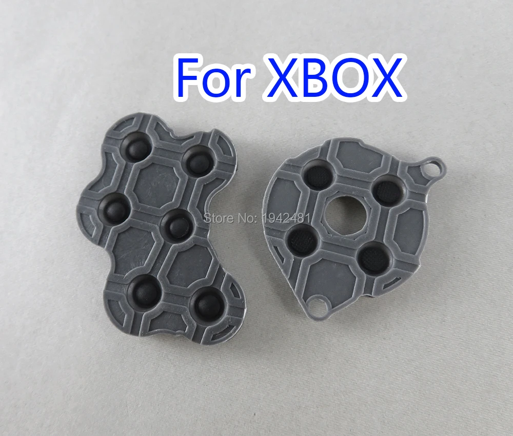 6sets Silicone Conductive Rubber Adhesive Button Pad Keypads For XBOX Controller Conductive Adhesive Button
