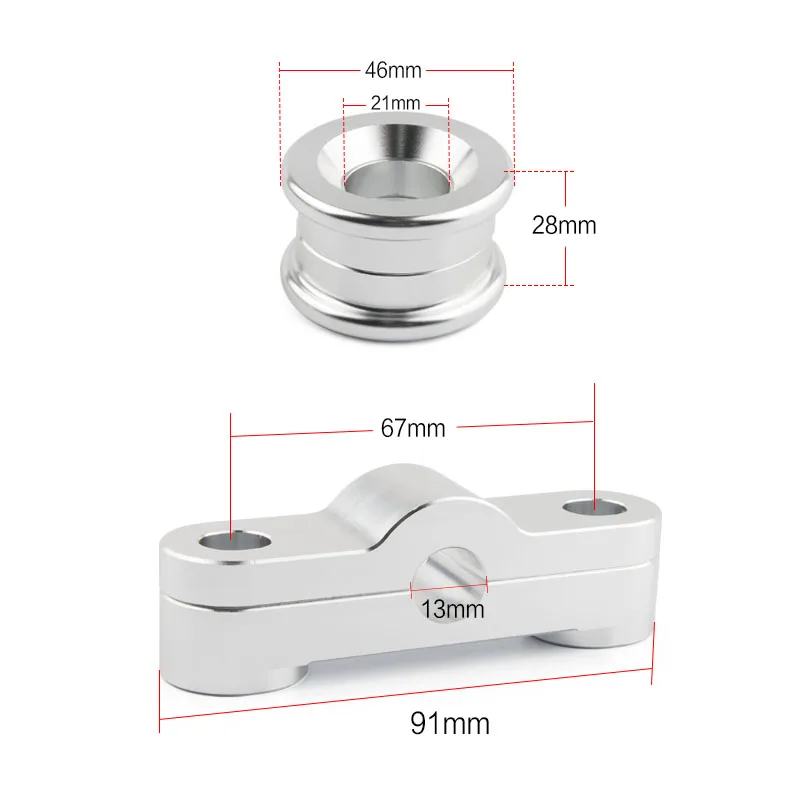 Shifter Bushing Kit, Front and Rear Solid Linkage Shifter Bushing Kit Aluminum for Honda Civic B-Series Engine B16 B18 B20