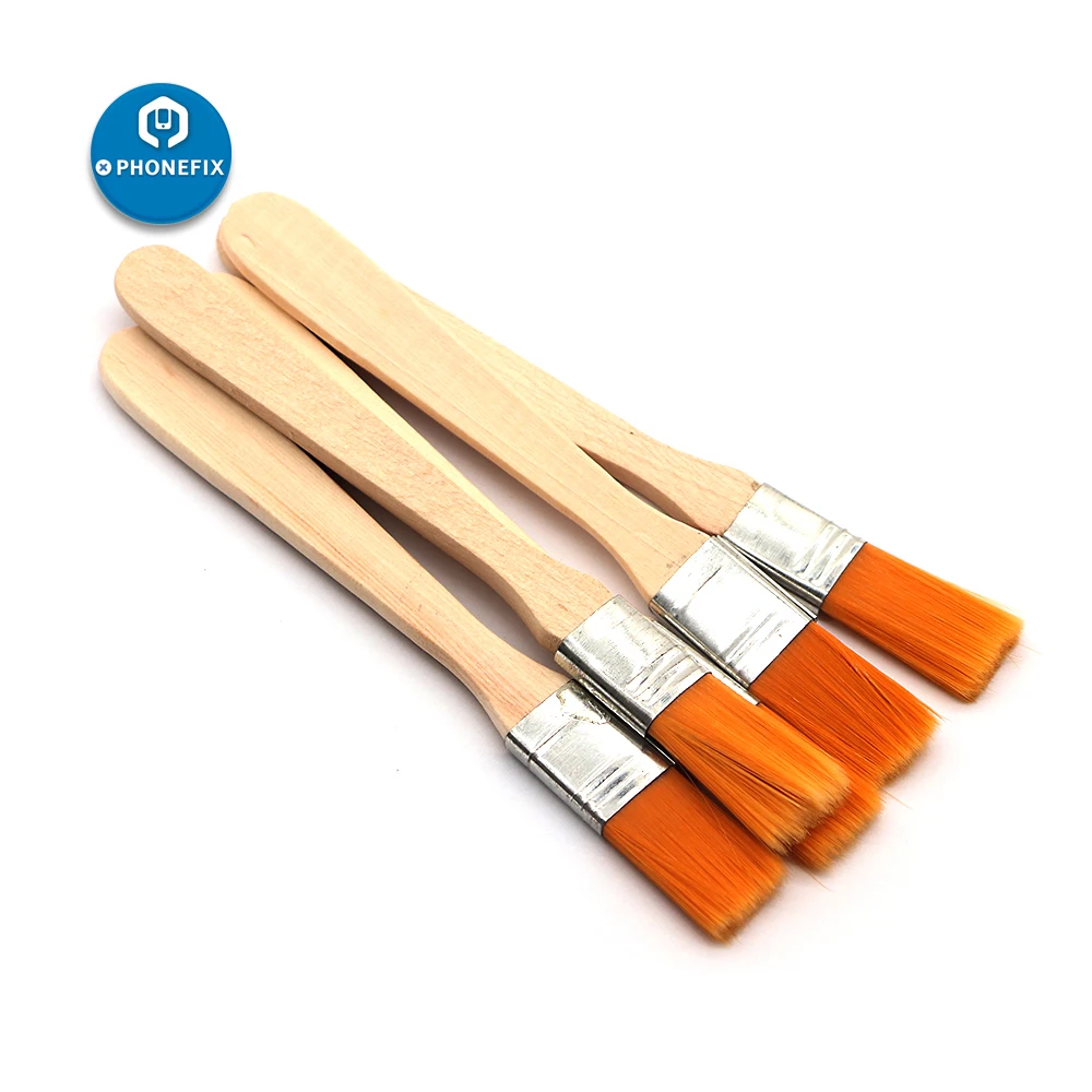 15/20MM BGAแปรงสำหรับทำความสะอาดคอมพิวเตอร์แล็ปท็อปโทรศัพท์เมนบอร์ดBGA Reballingซ่อมเครื่องมือทำความสะอาดไม้จับ