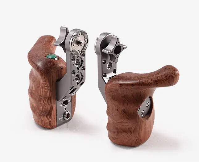 TILTA TT-0510 Wooden handle handgrip w/ REC Trigger Right Left handle For SONY A7 RED Scarlet EPIC ARRI BMD Canon Shoulder rig