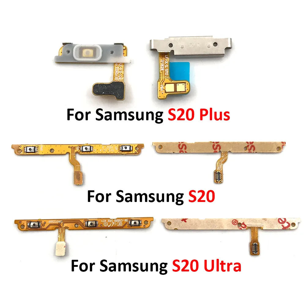 NEW Power Switch On/Off Button Volume Key Button Flex Cable For Samsung S20 S21 Plus S23 Fe S24 Ultra Note 10 Lite Note 20