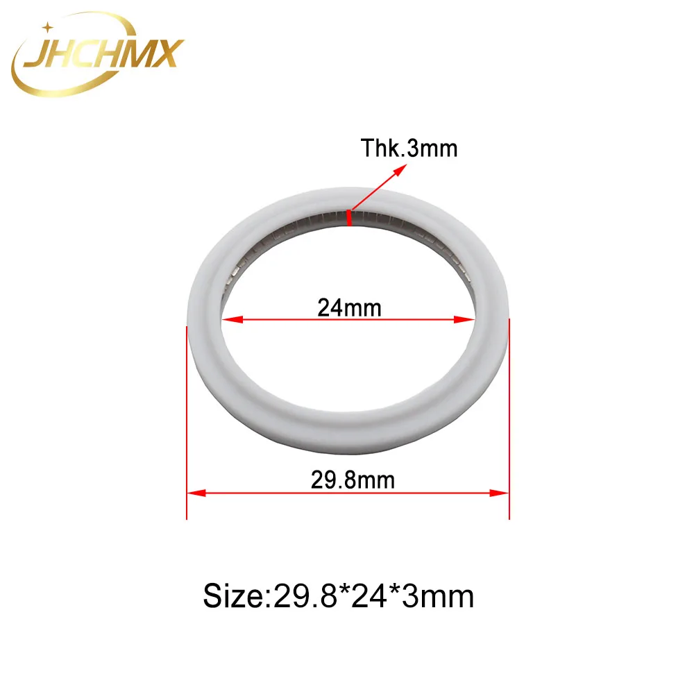 JHCHMX WSX Dichtung Ring 30*5mm Schutz Windows Verwendet Frühling Dichtung 29,8*24*3mm für WSX NC30 KC15 Faser Kopf